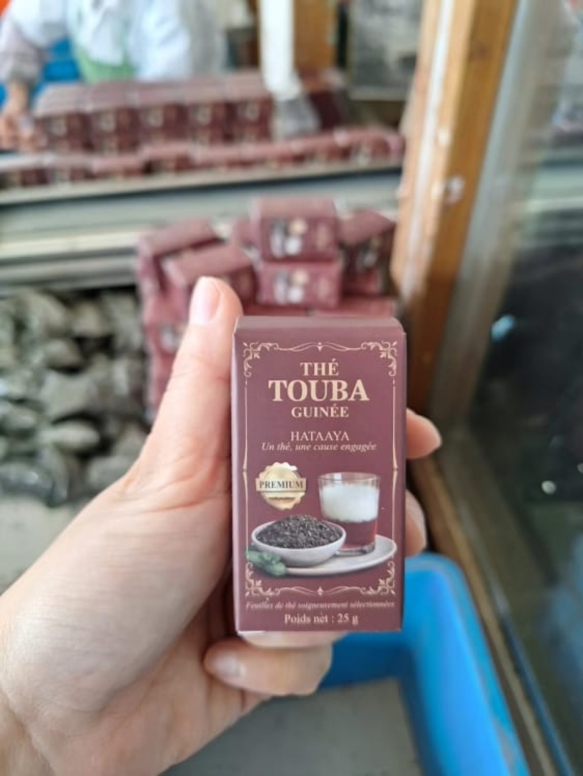 Vraie boîte de Thé Touba Guinée HATAAYA